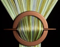 Provázková záclona Deluxe Duo Effect 250x150cm - zelená